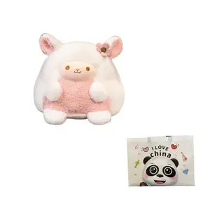 Плюшевая кукла с мультяшными круглыми лисенком и котенком высота 23см Bitter purchase