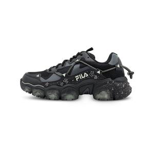 FILA FLUID V2 Cream Small цветочный амортизация, износостойкие низкие повседневные кроссовки unisex black