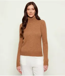 Кашемировая водолазка CHALIE slim fit Ba&Sh, коричневый