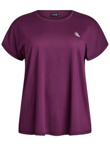 Рубашка Zizzi Abasic, фиолетовый