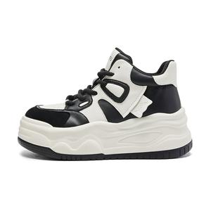 Высокие женские кроссовки KEKAFU, Beige Black