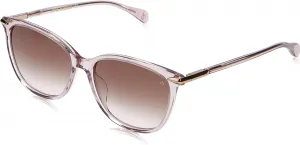Солнцезащитные очки Rag & Bone RNB 1035 /S 035J, розовые rag & bone, Pink/Gold