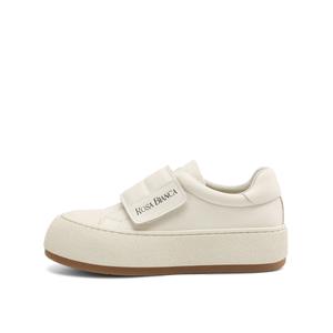 Rosa Bianca Женские легкие низкие скейтерские туфли на платформе бежевые с овчинной стелькой, цвет Beige (Sheepskin Insole)