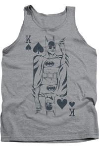 Майка для взрослых с изображением летучей мыши из комиксов DC Gildan, цвет athletic heather