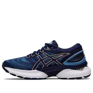 Кроссовки гель нимбус 22 ширина Asics, синий