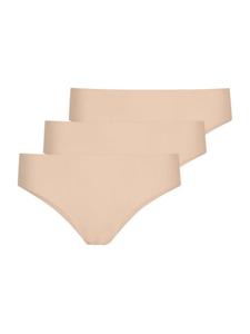 Хипстеры SNOCKS Panties aus Mikrofaser 3 Stück, цвет hellbeige