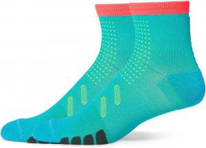 Носки Eurosock Unisex Bike Quarter Compression 2-Pack, Teal