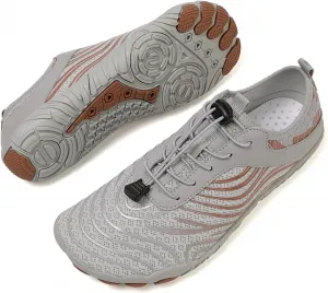 Обувь для женщин и мужчин с эффектом босых ног при невропатии, заземляющая обувь, легкая походная обувь с нескользящей подошвой Generic, коричневый