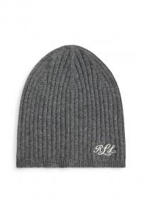 Кашемировая шапка Lauren Ralph Lauren, серый