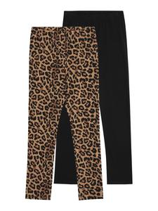 Узкие леггинсы ABOUT YOU, бежевый/черный