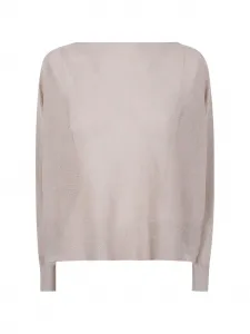 Свитер с отделкой люрексом D.Exterior, бежевый