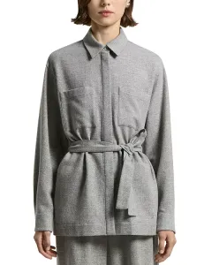 Рубашка с поясом Peserico, серебряный