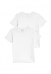 Футболка Marks & Spencer 2 PACK STAIN RESIST SCHOOL, White