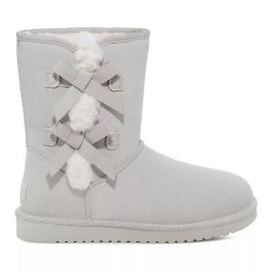 Женские ботинки UGG Victoria Koolaburra короткие зимние, черный