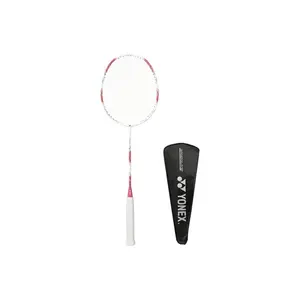 YONEX Бадминтонная ракетка Quick Light NF 70 Full Carbon, тип: контроль, универсальная, для защиты, профессиональная, 674 мм, розовая
