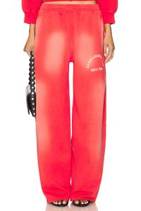 Спортивные брюки с артикулированными коленями Alexander Wang, sunfade bombshell