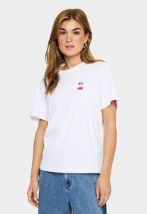 Футболка с принтом SARIASZ Saint Tropez, белый