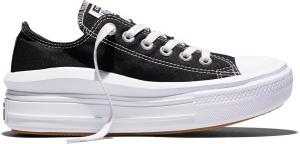 Женские кеды Converse Chuck Taylor All Star Move Canvas с платформой, низкие, черный