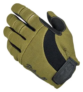 Мотоциклетные перчатки Билтвелл Biltwell Apparel, оливковый/черный