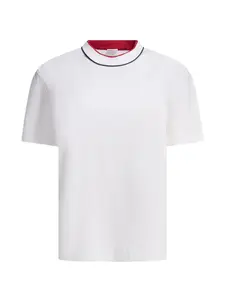 Футболка с короткими рукавами Brunello Cucinelli, белый