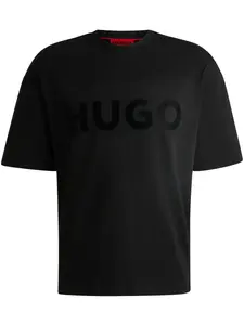 Футболка с логотипом HUGO, черный