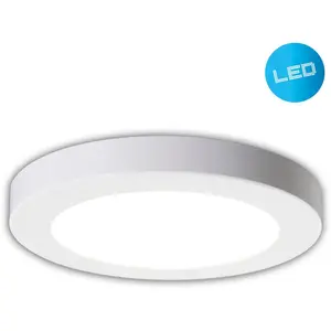 LED-потолочный светильник näve Bonus LED-модуль 1 шт., теплый-белый - холодный белый, круглый, D: 17 см, белый, CCT через переключатель на устройстве, гибкая установка Näve, белый