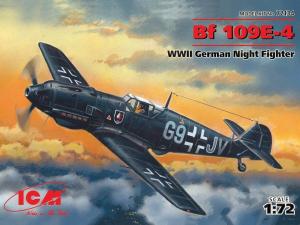 Icm 72134 Bf 109E-4 Немецкий ночной истребитель 1/72
