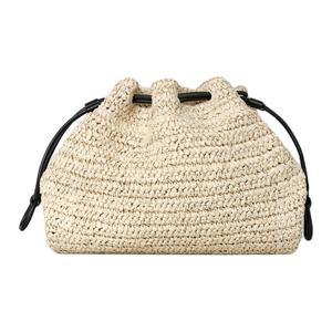 COS Мини клатч через плечо из бумажного тростника, Beige