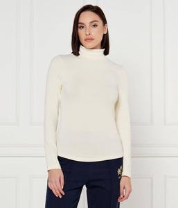 Водолазка женская Tommy Hilfiger из вискозы, экрю