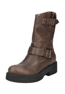 Кожаные ботильоны NeroGiardini, цвет Moro