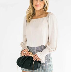 Бежевая блузка со спинкой Tayla Tulip falcon park