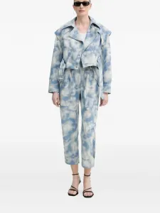 Джинсы с облачным принтом IRO, синий