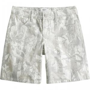 Hollister Женские джинсовые шорты белый камуфляж