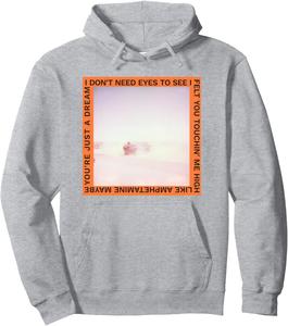 Официальная толстовка Lady Gaga Mistaken Love в стиле полароид, серая