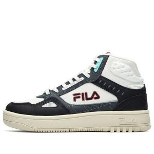 Кроссовки high-top black/white Fila, черный