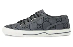 GUCCI Кроссовки Tennis 1977 'GG Monogram   Grey Black'