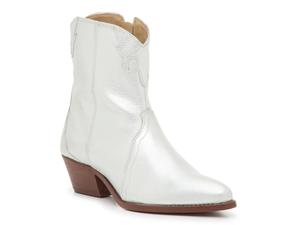 Ботинки Free People New Frontier Cowboy Bootie, серебристый металлик