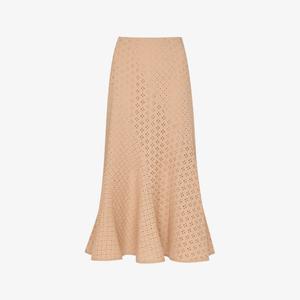 Юбка Whistles с вышивкой, рыжевато-коричневый