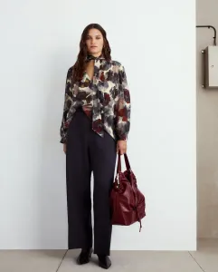 Женские широкие классические брюки Couchel, антрацитовый