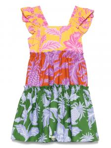 Платье мини с цветочным принтом FARM Rio, фиолетовый