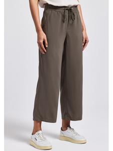 Тканевые брюки Street One, коричневый