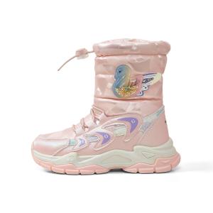 Термоноски детские высокие ботинки PSY, розовый