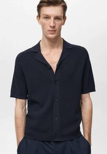 Рубашка LINO Mango, темно-синий