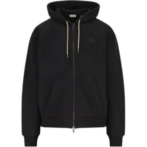 Худи Check-Detail Burberry, черный