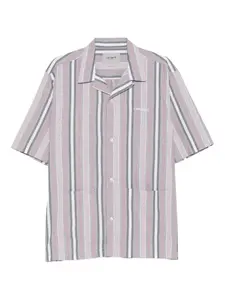 Рубашка в полоску с карманом Carhartt Wip, розовый
