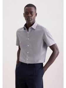 Seidensticker Приталенная деловая рубашка бежевого цвета