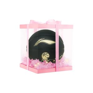 LINING Баскетбольный мяч PU размер 7 синий для соревнований unisex china