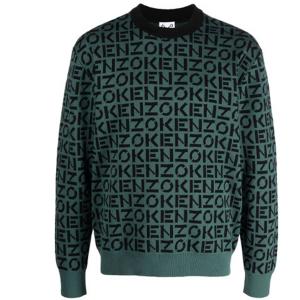 KENZO Зеленый свитер для мужчин