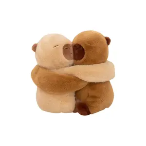 Магнитная плюшевая игрушка обнимающиеся животные высота 25см MIC RABBIT