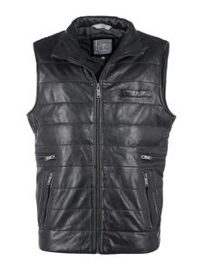 Жилет JCC Lederweste 3102179, черный
